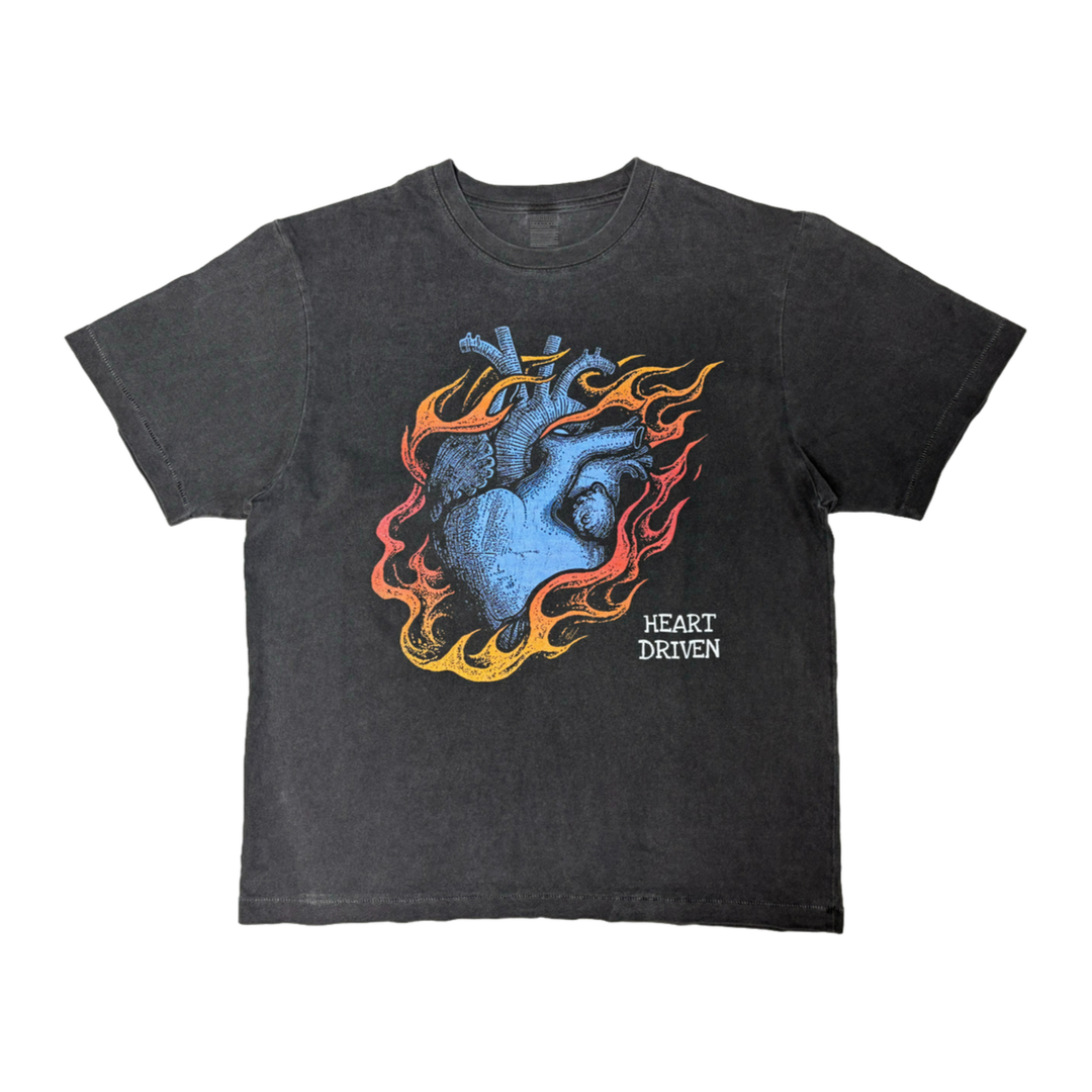 Disclose 006 Onesurface Tee Heart in Vintage Black