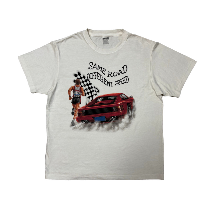 Disclose 006 Onesurface Tee Supercar in Vintage White