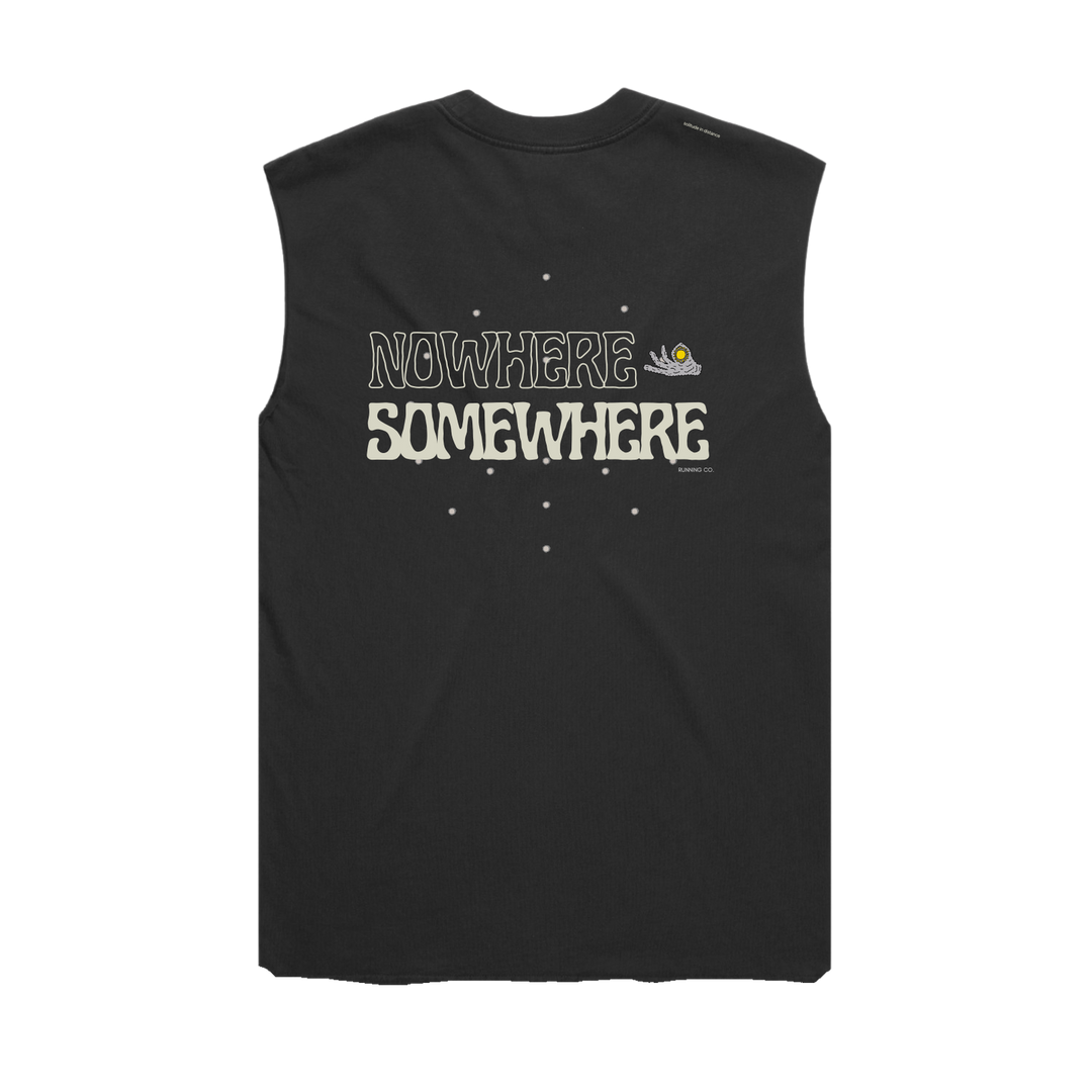 Nowhere Somewhere Core Tank in organic cotton with PeaceBreathe ventilation