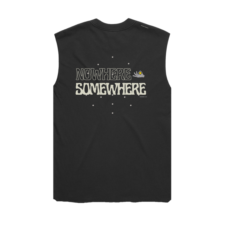 Nowhere Somewhere Core Tank in organic cotton with PeaceBreathe ventilation