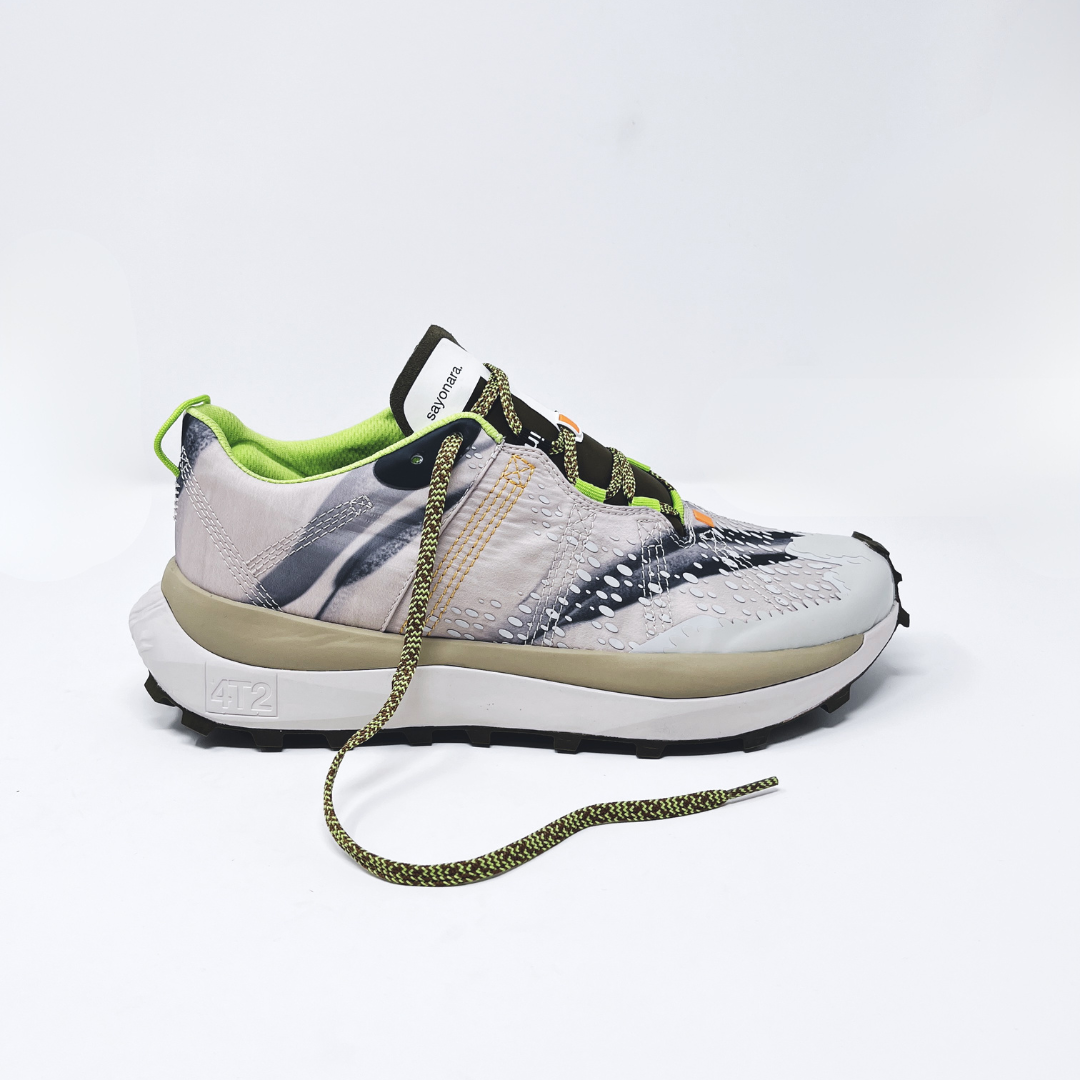 4T2 - sayonara, lonely wolf running shoes featuring a lightweight design and Vibram Zegalite outsole.