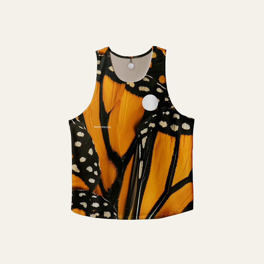 Participation Monarch Singlet featuring a round neckline and sleeveless design, ideal for warm-weather training.