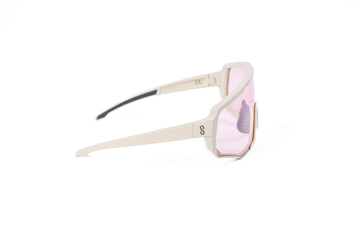 Driftwood Nita 2 performance eyewear from Coast Optics with clear Cat 0 lens and more, Bio-TR90 frame shown alone in a neutral studio setting.