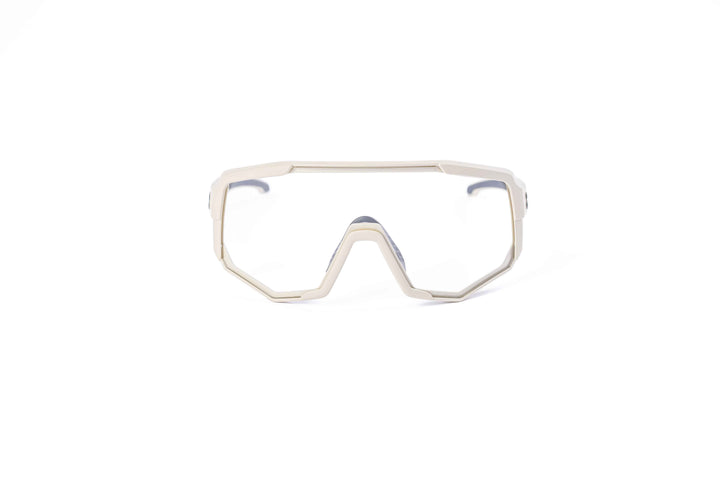 Driftwood Nita 2 performance eyewear from Coast Optics with clear Cat 0 lens and more, Bio-TR90 frame shown alone in a neutral studio setting.