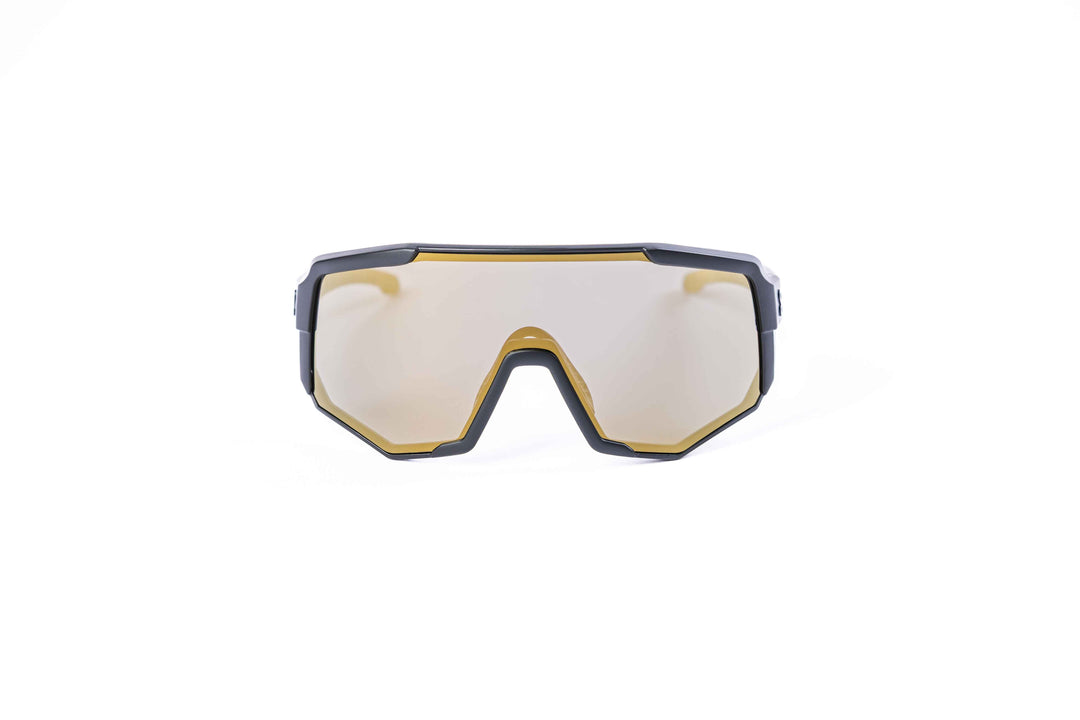Black Nita 2 performance eyewear from Coast Optics with clear Cat 0 lens and more, Bio-TR90 frame shown alone in a neutral studio setting, available in multiple colours.