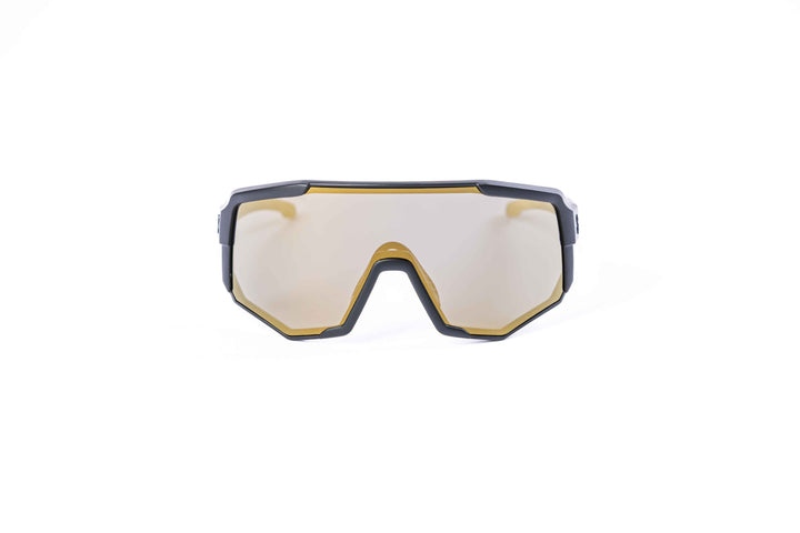 Black Nita 2 performance eyewear from Coast Optics with clear Cat 0 lens and more, Bio-TR90 frame shown alone in a neutral studio setting, available in multiple colours.