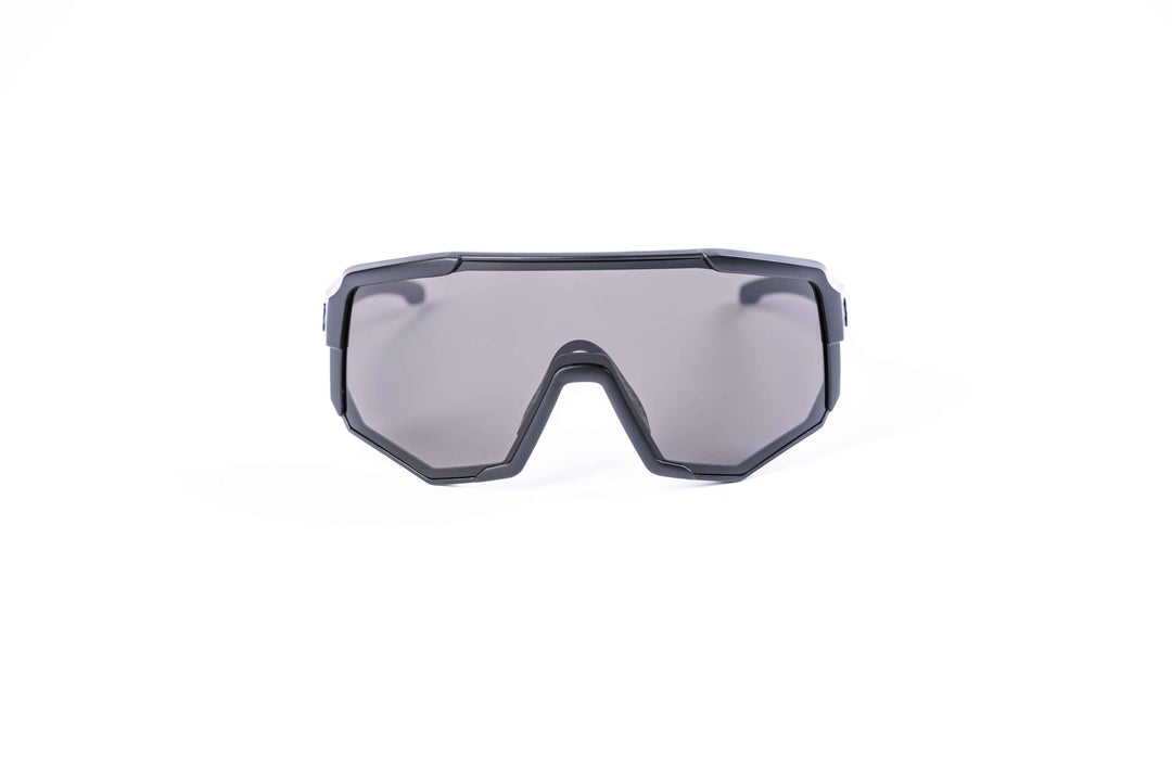 Black Nita 2 performance eyewear from Coast Optics with clear Cat 0 lens and more, Bio-TR90 frame shown alone in a neutral studio setting, available in multiple colours.