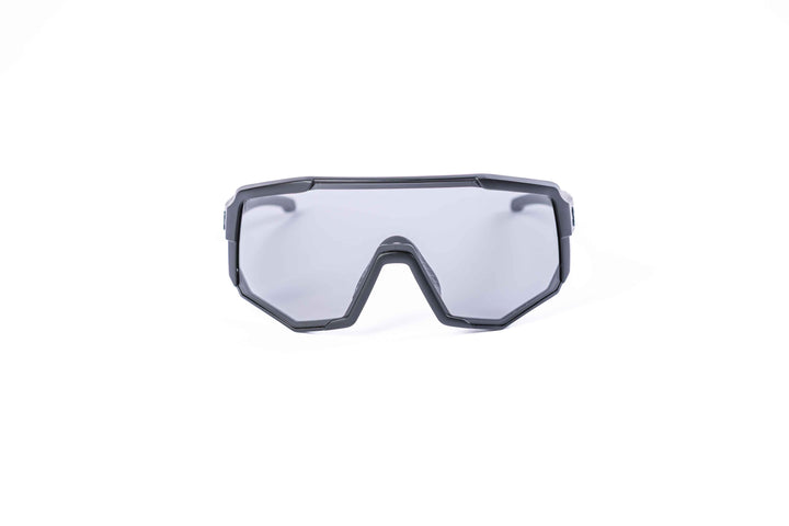 Black Nita 2 performance eyewear from Coast Optics with clear Cat 0 lens and more, Bio-TR90 frame shown alone in a neutral studio setting, available in multiple colours.