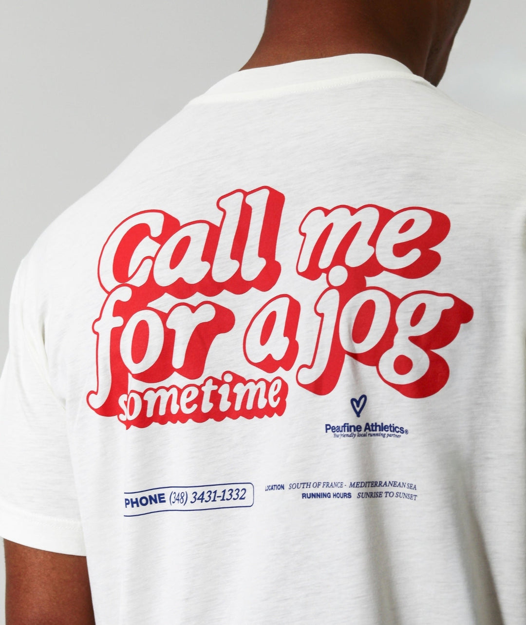 Wood T-Shirt™ Call Me - Off-White