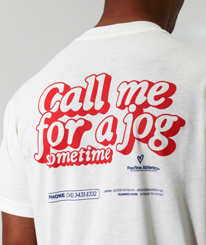 Wood T-Shirt™ Call Me - Off-White