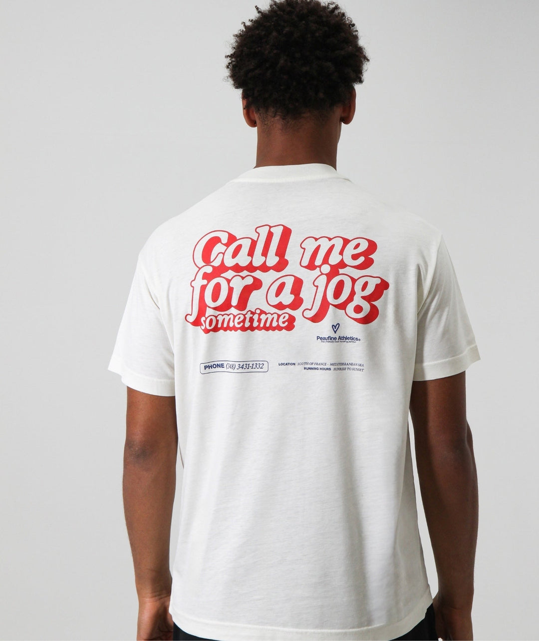 Wood T-Shirt™ Call Me - Off-White