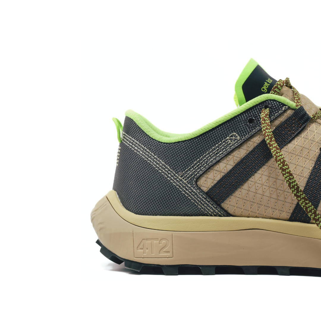 4T2 - get lost trail running shoes featuring a Vibram Litebase / Megagrip outsole in a gender-neutral design.