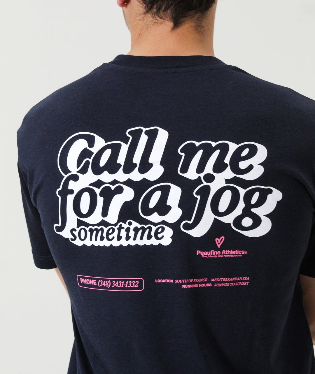 Wood T-Shirt™ Call Me - Navy