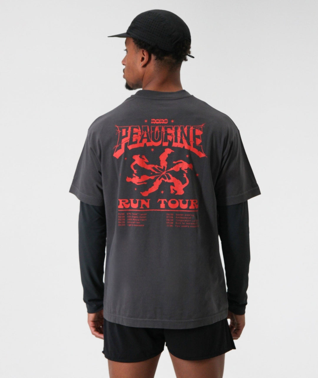 Wood T-Shirt™ Run Tour - Anthracite