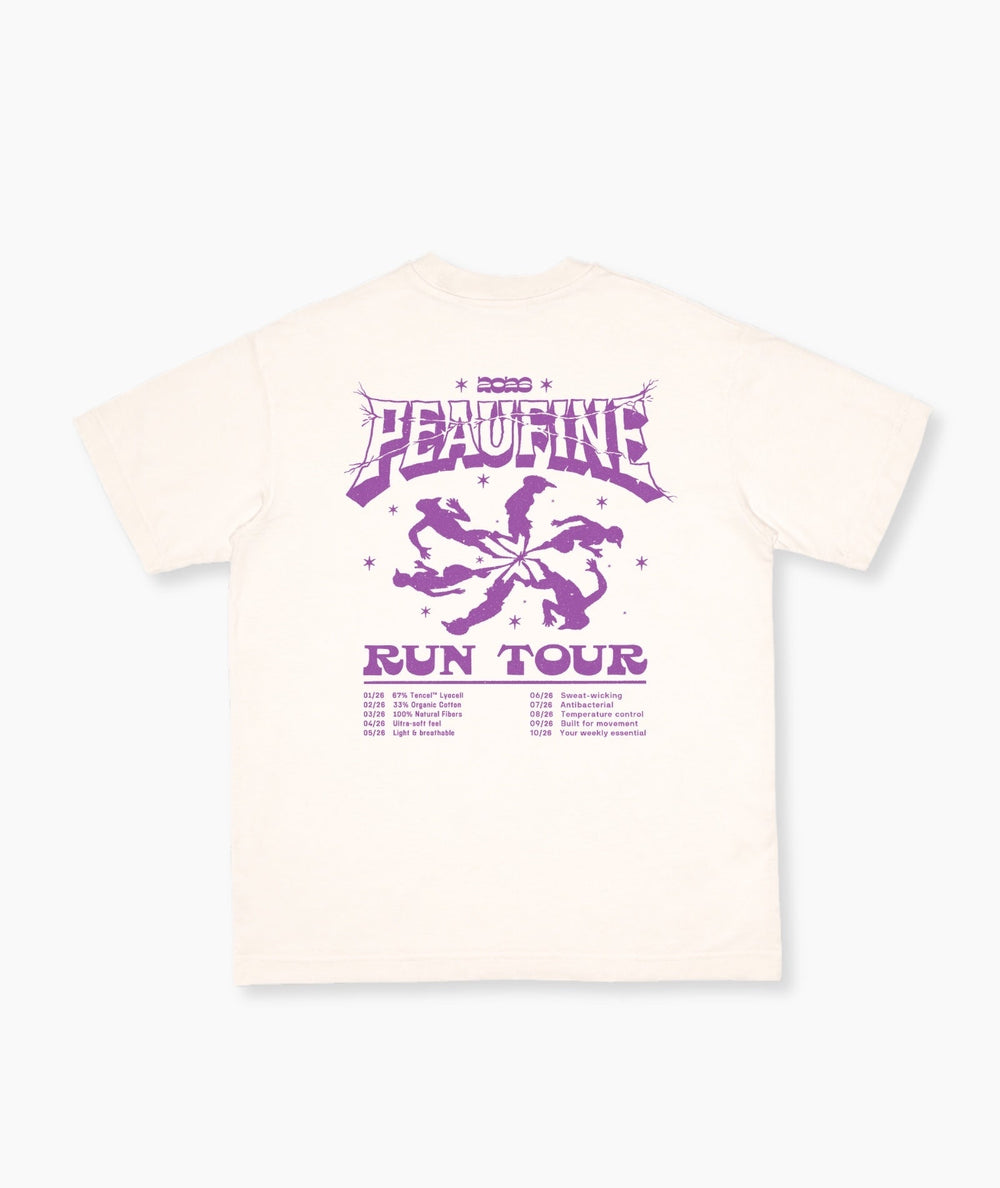 Peaufine Athletics - Wood T-Shirt™ Run Tour