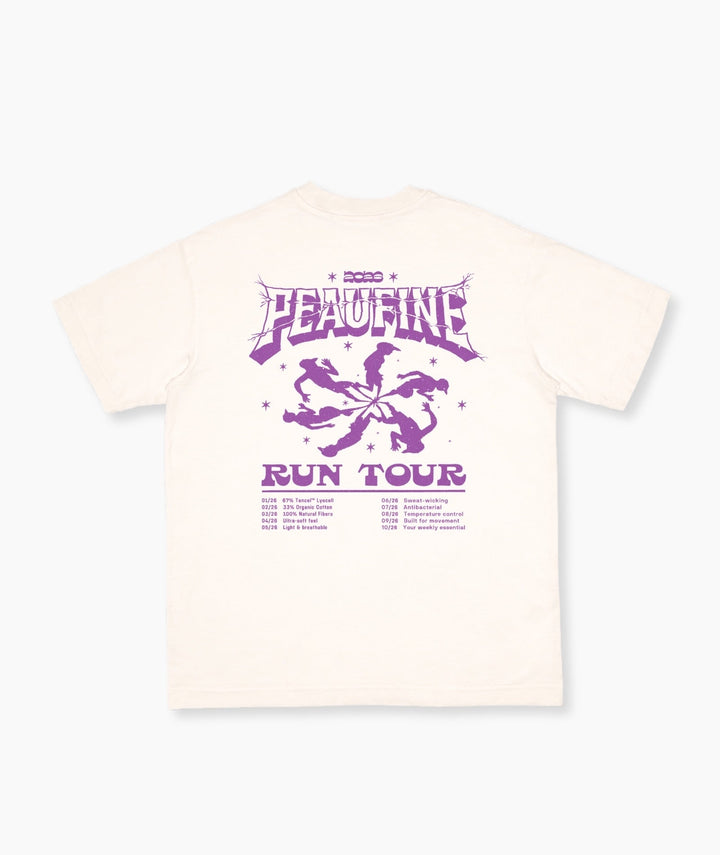 Peaufine Athletics - Wood T-Shirt™ Run Tour