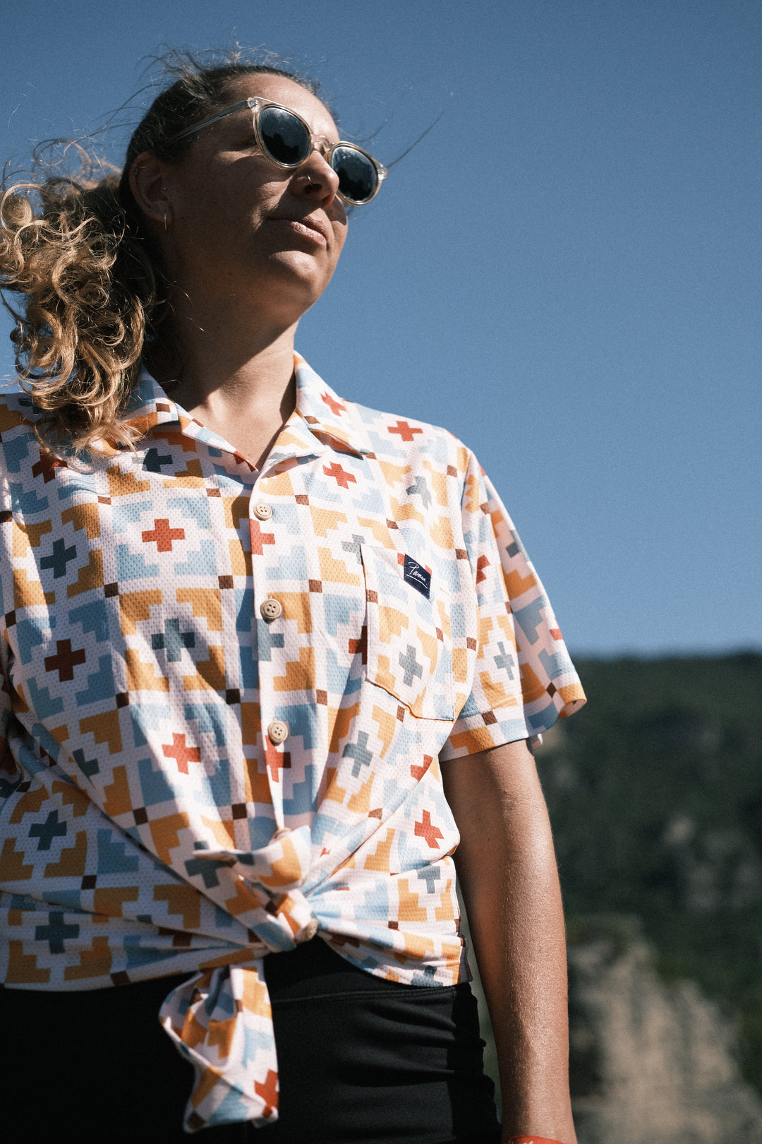 Pamera Kinona Running Shirt with technical fabric made to run and trail run