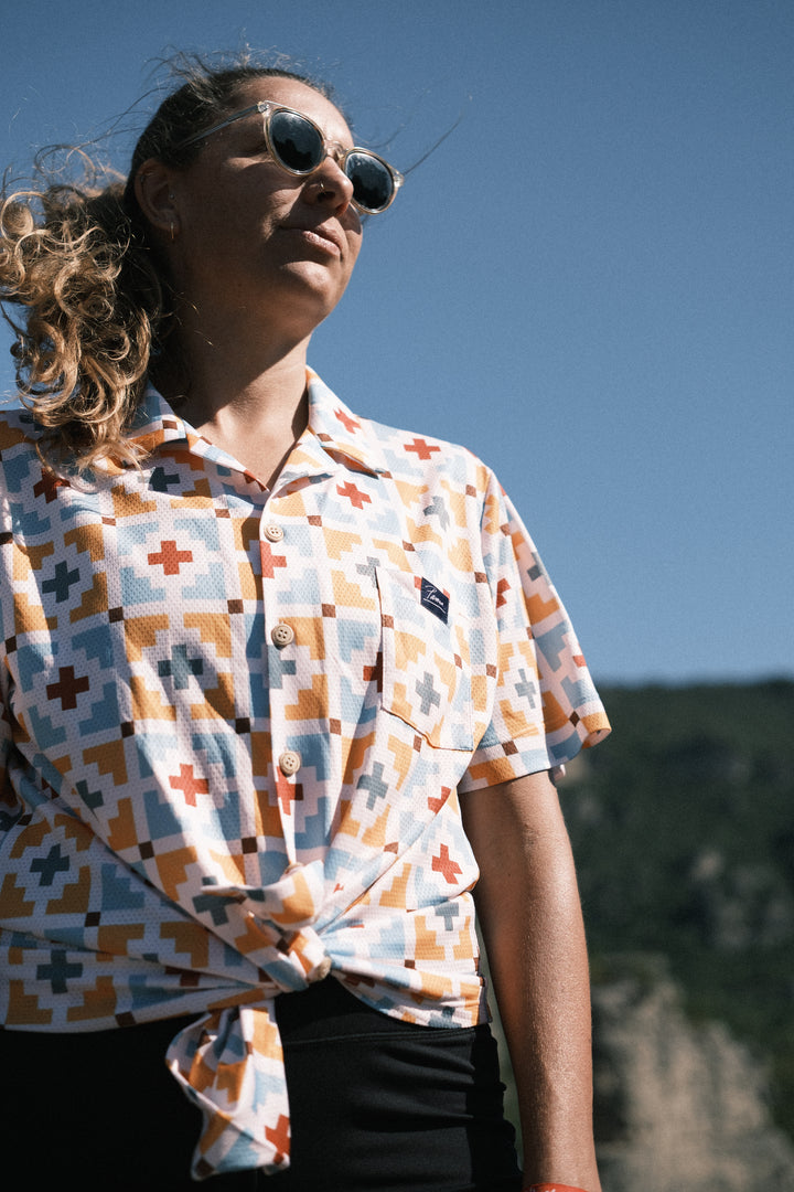 Pamera Kinona Running Shirt with technical fabric made to run and trail run