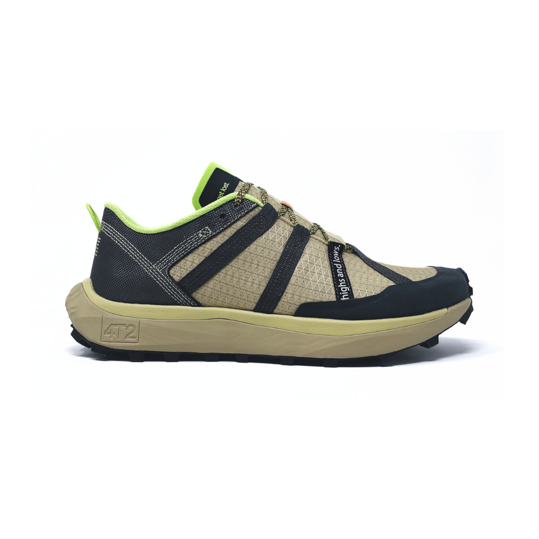 4T2 - get lost trail running shoes featuring a Vibram Litebase / Megagrip outsole in a gender-neutral design.
