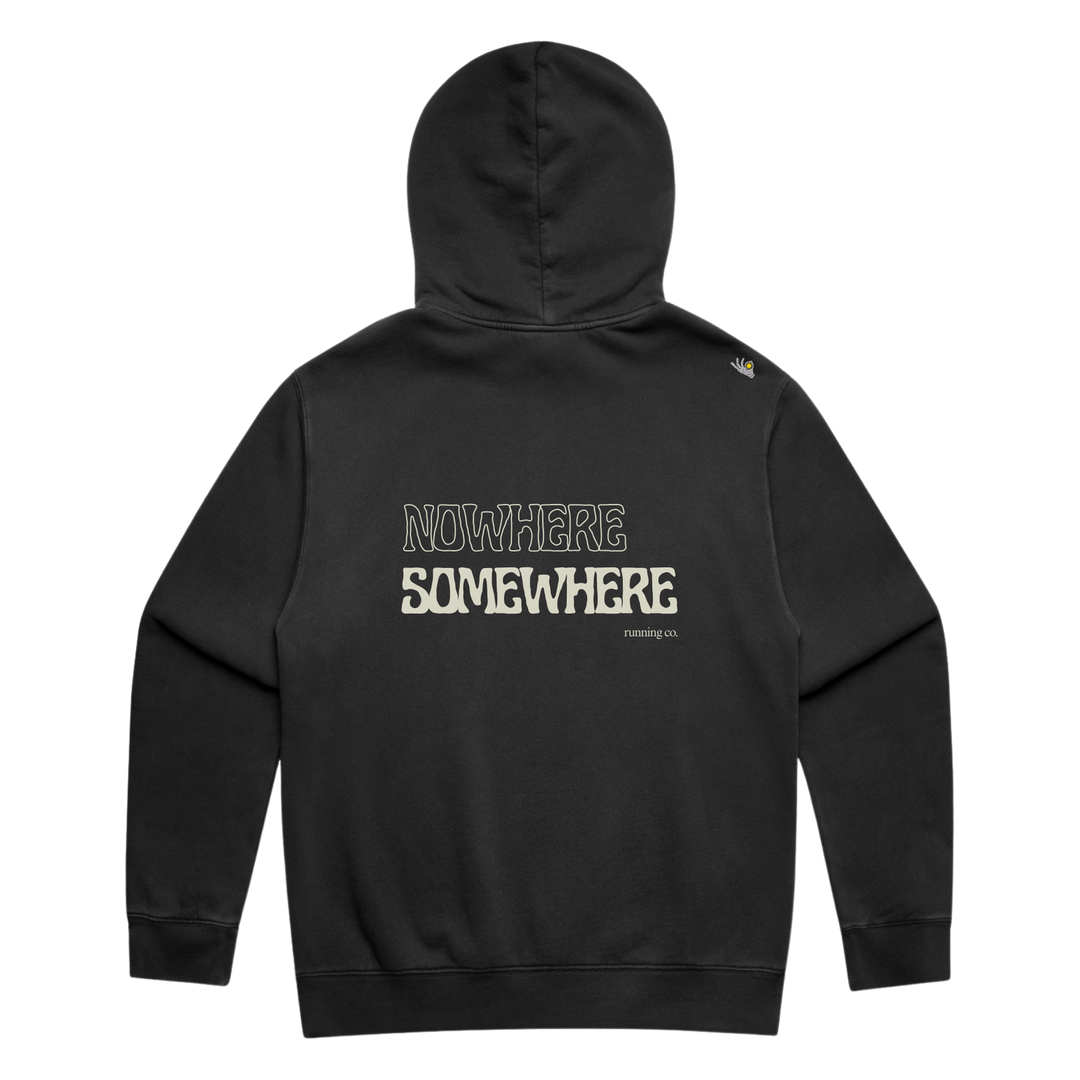 Nowhere Somewhere Off Trail Core NS Hoodie boxy fit fleece hoodie