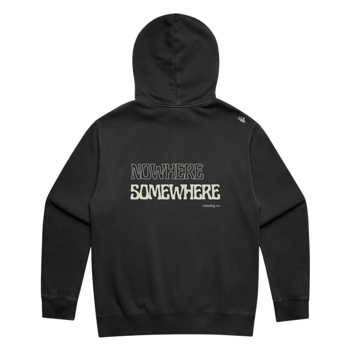Nowhere Somewhere Off Trail Core NS Hoodie boxy fit fleece hoodie