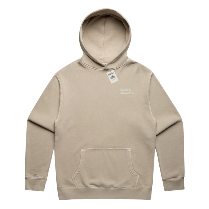 Nowhere Somewhere Off Trail Core NS Hoodie boxy fit fleece hoodie