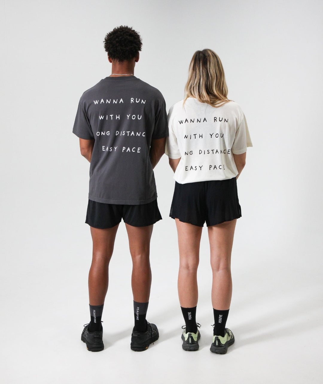 Wood T-Shirt™ Wanna Run - Off-White