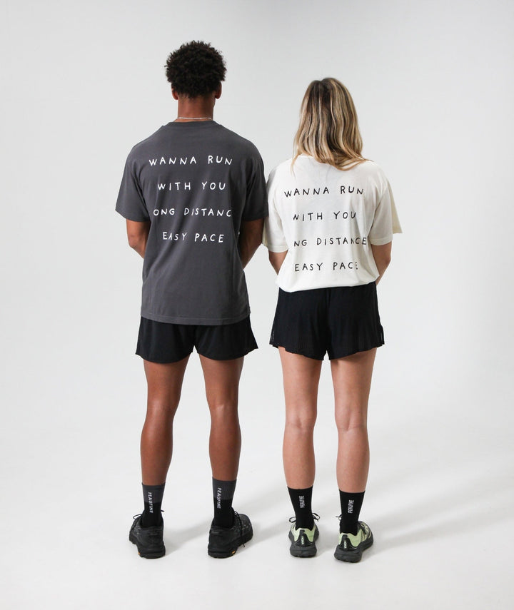 Wood T-Shirt™ Wanna Run - Off-White