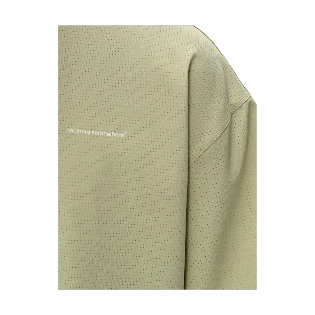 Nowhere Somewhere The UltraBreathe breathable mesh running tee for long hot runs.