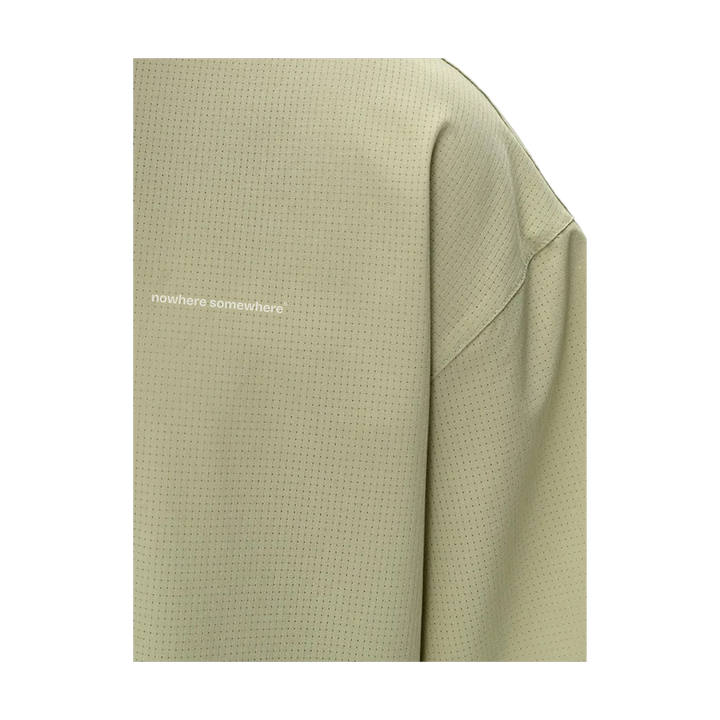 Nowhere Somewhere The UltraBreathe breathable mesh running tee for long hot runs.