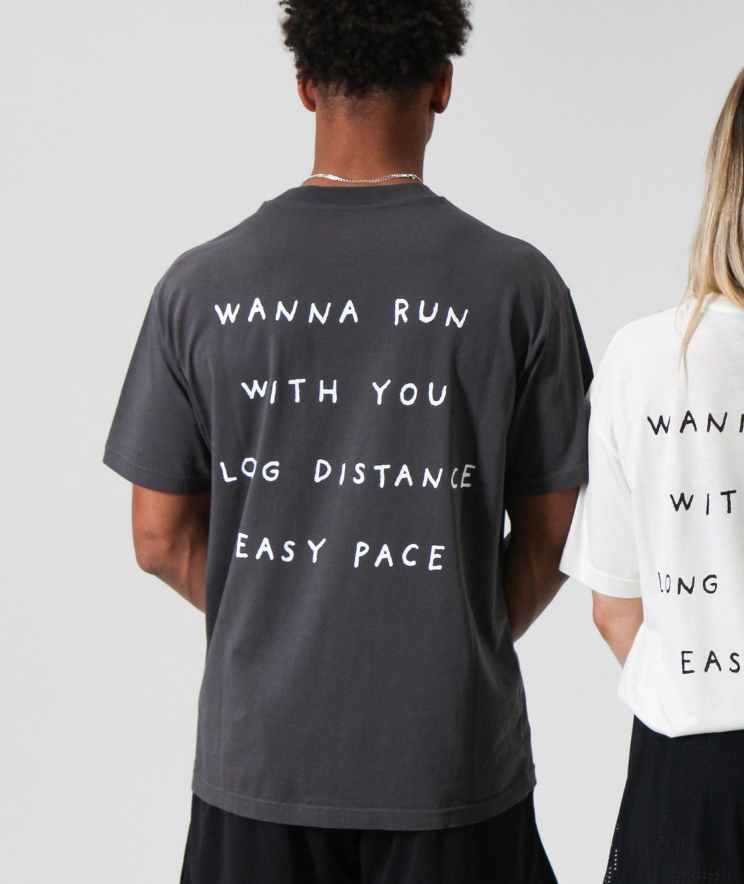 Wood T-Shirt™ Wanna Run - Anthracite