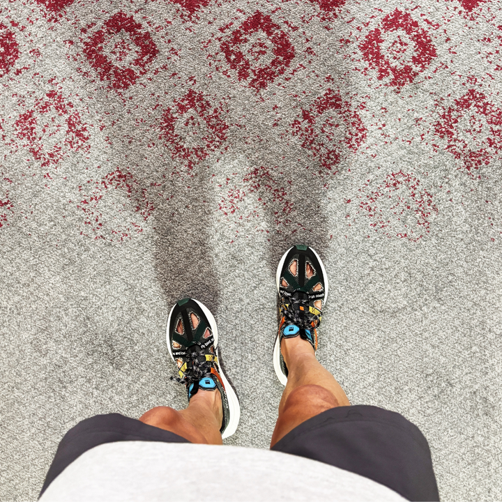 4T2 offdays sandal in a relaxed style featuring a unique upper design and adaptive cutouts for breathability.