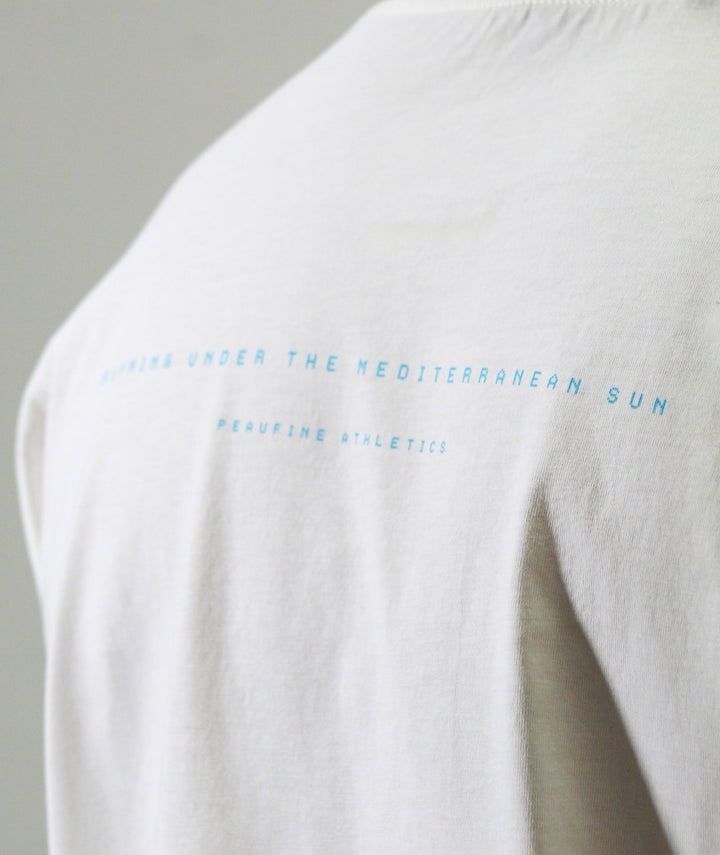 Oversize Organic T Shirt Soft White Sun Seeker FW26