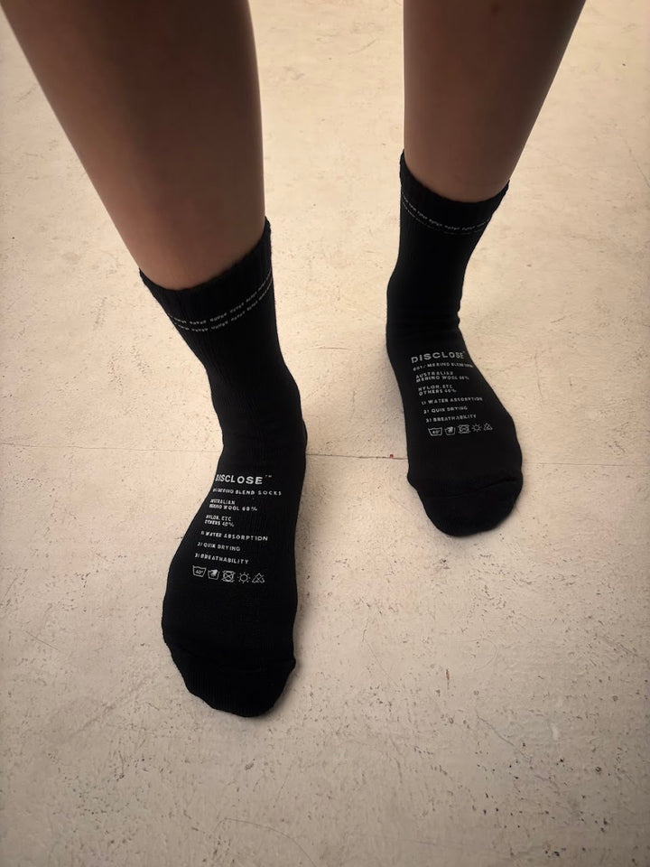 Disclose - 001 Merino Wool Blend Socks
