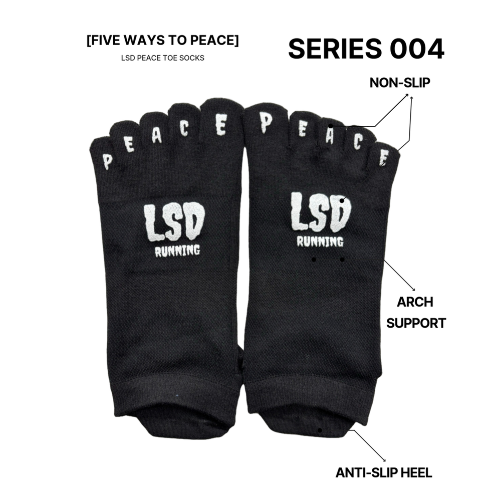 Disclose - 004 LSD Peace Toe Ankle Socks