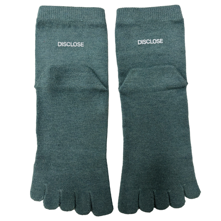 Disclose - 004 LSD Peace Toe Crew Socks 50% Merino