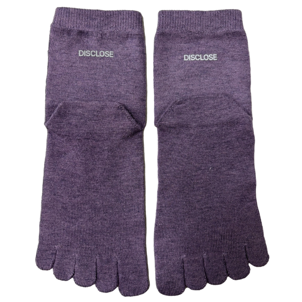 Disclose - 004 LSD Peace Toe Crew Socks 50% Merino