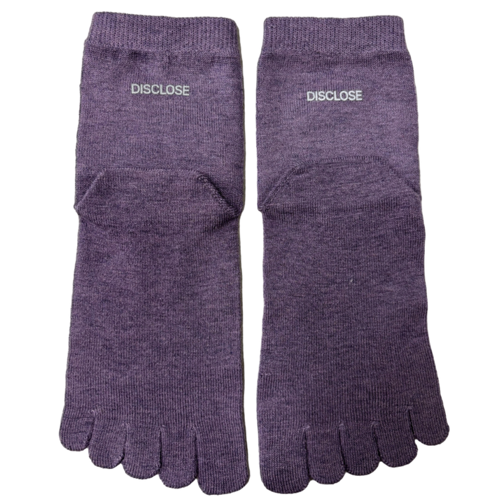 Disclose - 004 LSD Peace Toe Crew Socks 50% Merino