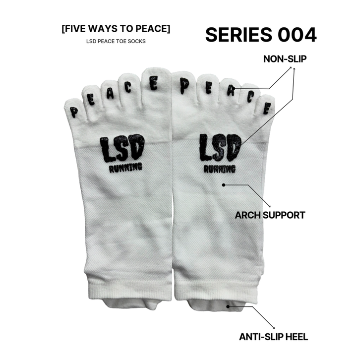 Disclose - 004 LSD Peace Toe Ankle Socks