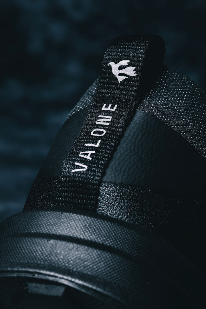 Black Valone Rave Arnev trail running shoes with Vibram® Megagrip sole