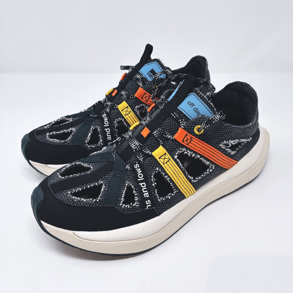 4T2 offdays sandal in a relaxed style featuring a unique upper design and adaptive cutouts for breathability.