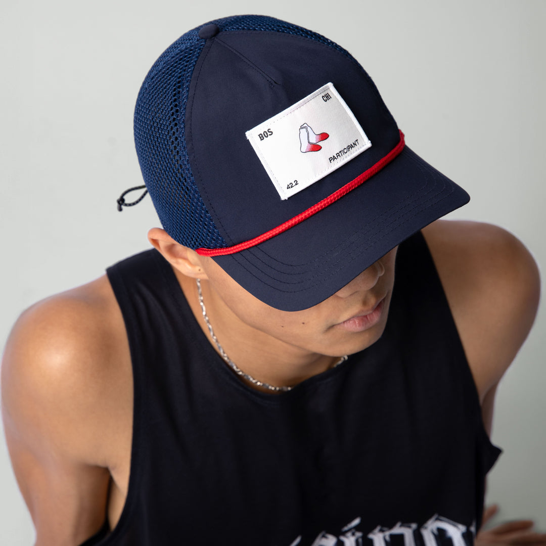 Participation Sox Cap in blue, a lightweight and breathable cap suitable for workouts and casual wear.