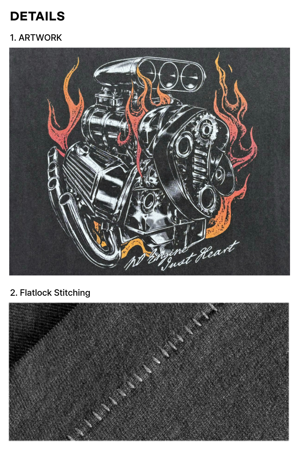 Disclose 006 Onesurface Tee Engine in Vintage Black