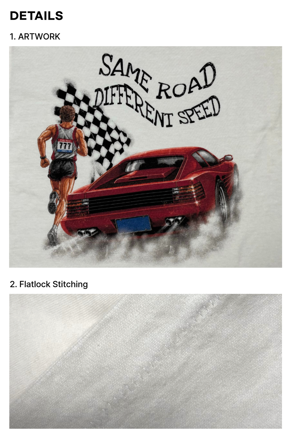 Disclose 006 Onesurface Tee Supercar in Vintage White
