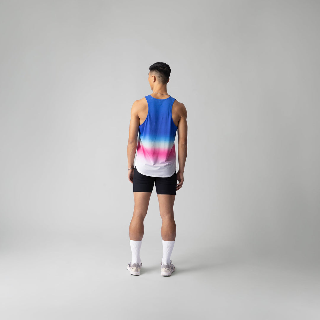 Participation Layer Cake Singlet displaying a stylish design, perfect for running and training.