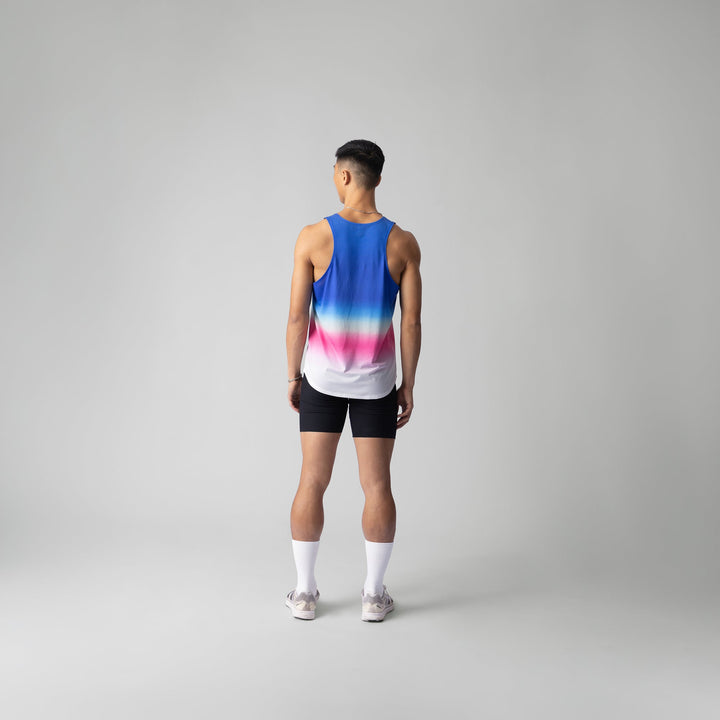 Participation Layer Cake Singlet displaying a stylish design, perfect for running and training.