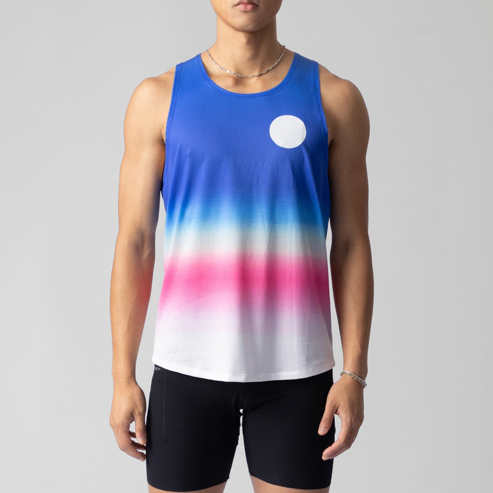Participation Layer Cake Singlet displaying a stylish design, perfect for running and training.