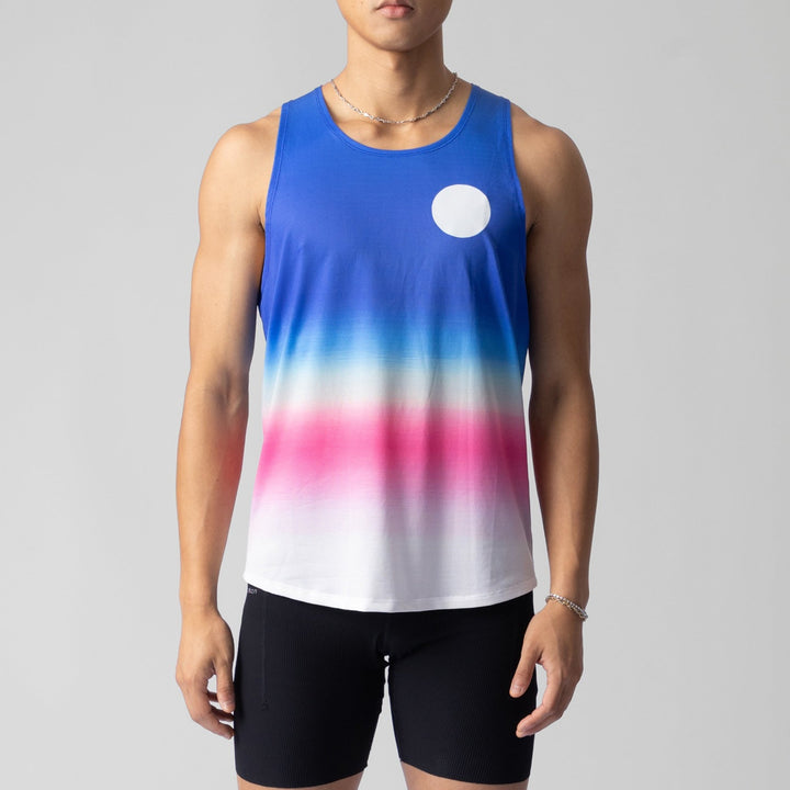 Participation Layer Cake Singlet displaying a stylish design, perfect for running and training.