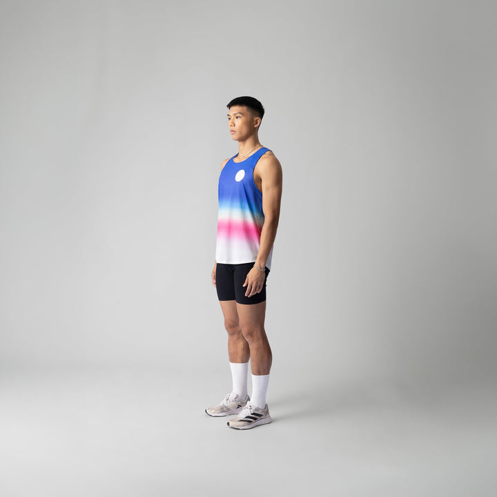 Participation Layer Cake Singlet displaying a stylish design, perfect for running and training.