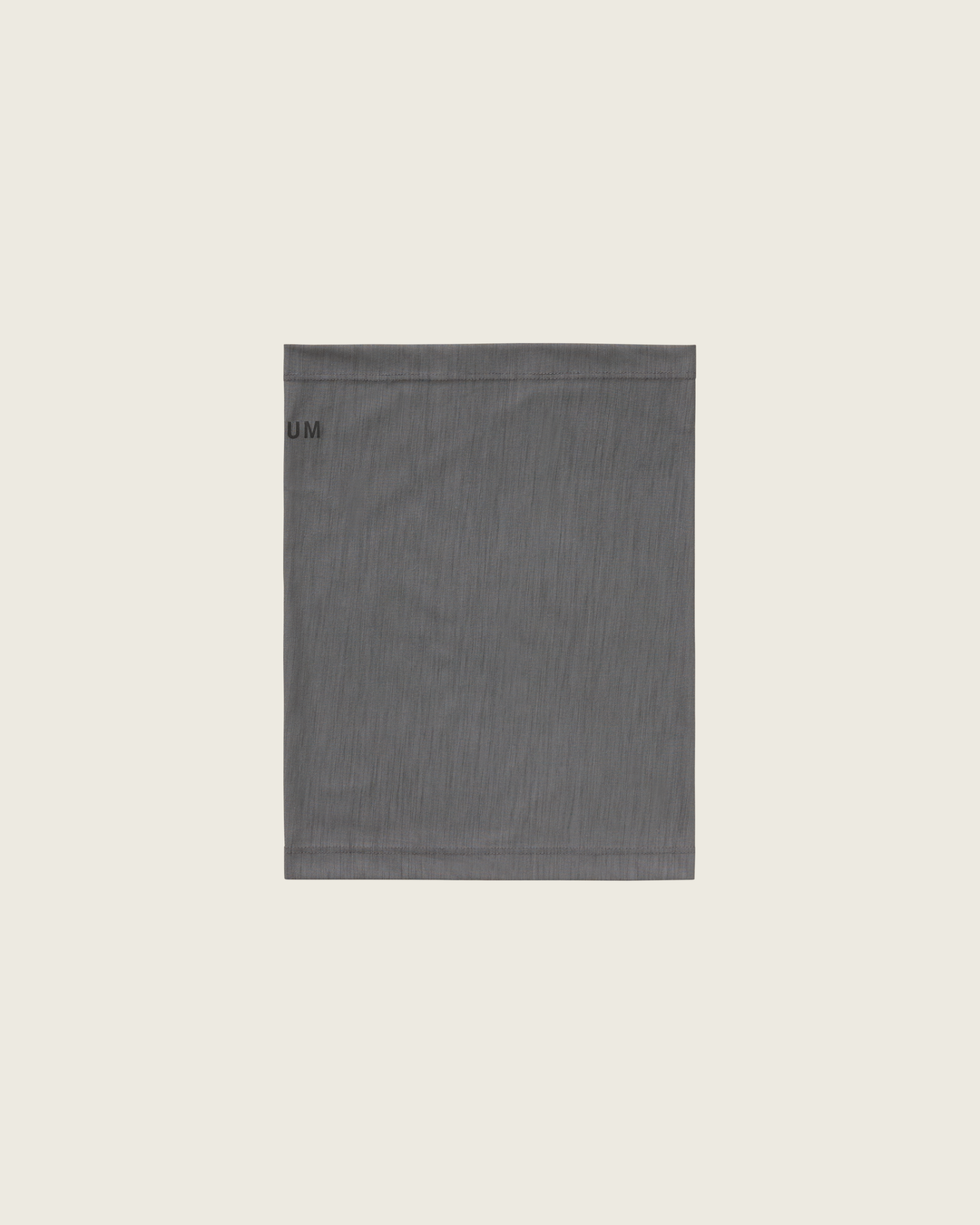 Sysum merino tube scarf with lightweight knit and reflective logo